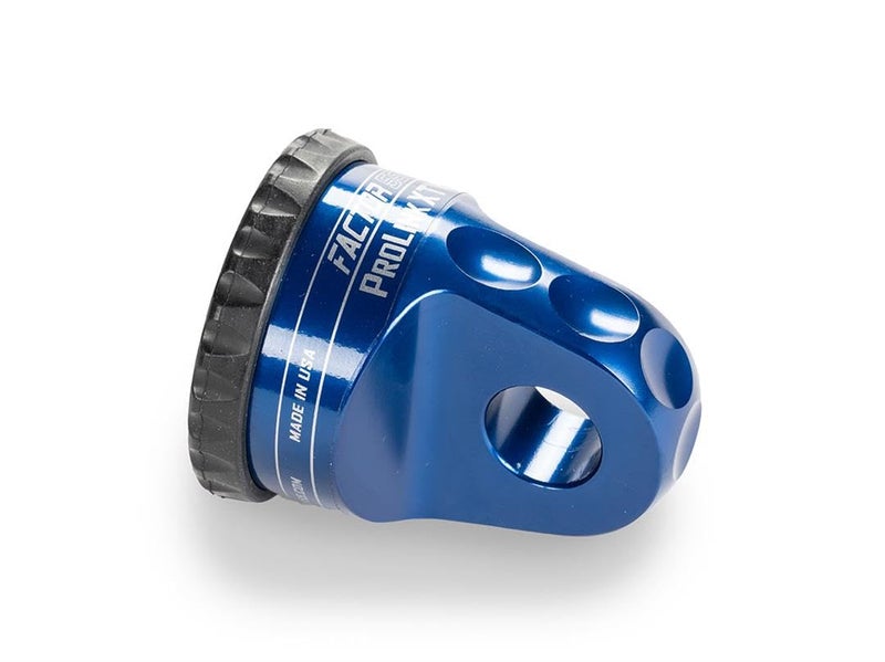Factor 55 Factor55 00110-02 Prolink XTV Shackle D Ring for use with Steel Cables Synthetic Ropes up to 5/16 in Max Load Rating 6000 lb Ultimate Failure 22,000 lb. Ideal for 4x4 Off Road Trips - Blue - Image 1